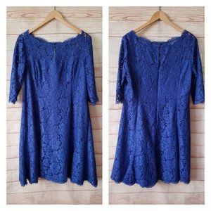 Eliza J Lace Short Sleeve Dress Cocktail/Party/Bridal/Wedding/Baby Shower